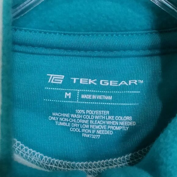 Tek Gear Women's Pullover Fleece Jacket Size M Key Blue NWT - Picture 3 of 10